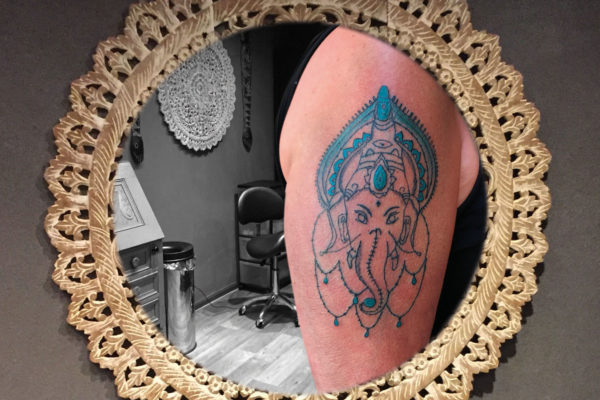 ♀ Ganesha tattoo